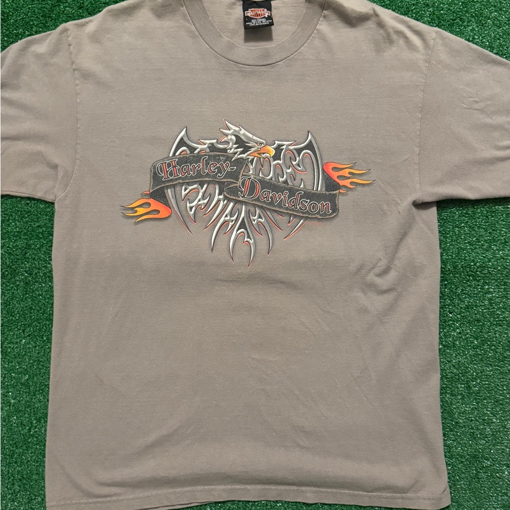 Harley-Davidson Eagle Graphic Tee in Gray